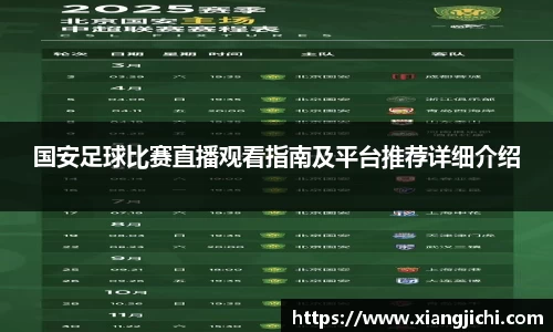 国安足球比赛直播观看指南及平台推荐详细介绍
